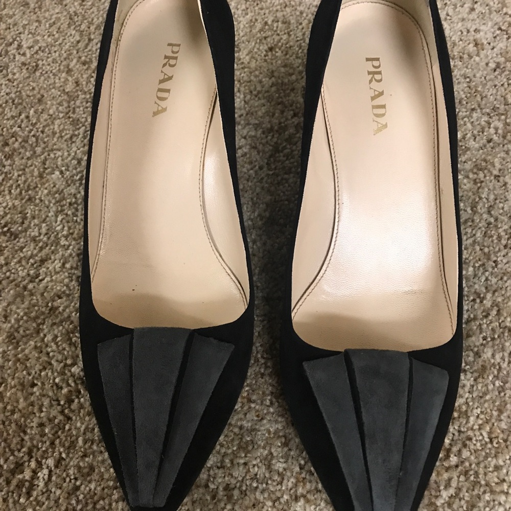 Prada Black Swede
